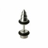Steel - Fake Plug - cone spiral - with rubber