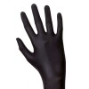 Latex - Gloves - black - 100 pcs - Unigloves Black Latex S