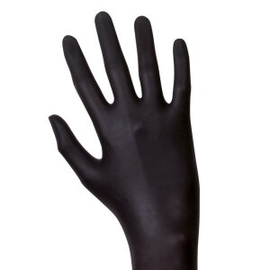 Latex - Handschuhe - schwarz - 100 Stk. - Unigloves Black...