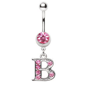 Stahl - Banane - Kristall pink - Alphabet