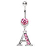 Stahl - Banane - Kristall pink - Alphabet