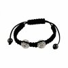 Shamballa Armband - Makramee - Kristalle & Stopper