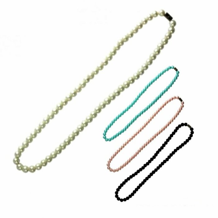 Glass Pearl Chain - Magnetic Lock