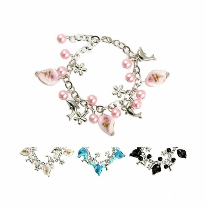 Bracelet - clam - decorated