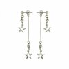 Stainless Steel - Ear ring - Crystal - doubleStar