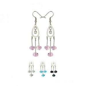 Stainless Steel - Ear ring - Crystal - classic - drops