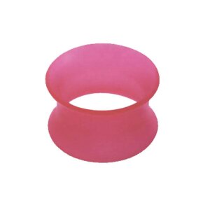 Silicone - Tunnel - Flexible - rose 10 mm