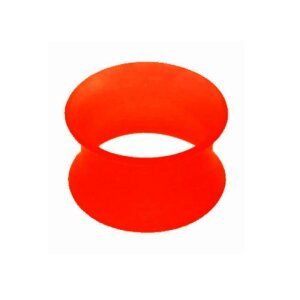 Silicone - Tunnel - red 6 mm