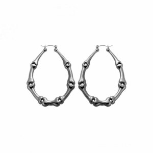 Stainless Steel - Ear ring - Black - Gothic