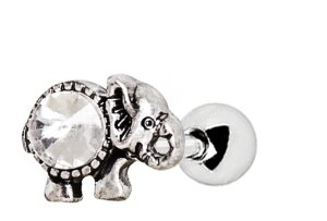 Stahl - Barbell - Tragus - Elefant