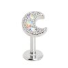 Steel - Labret - Moon Aurora Borealis