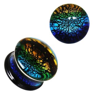 Glas - Plug - Ozean 8 mm