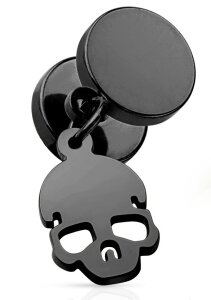 Stahl - Fake Plug - Dangle Totenkopf