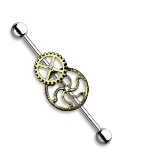 Steel - Industrial Barbell - Steampunk