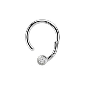 Steel - BCR ball closure ring - hinged - crystal