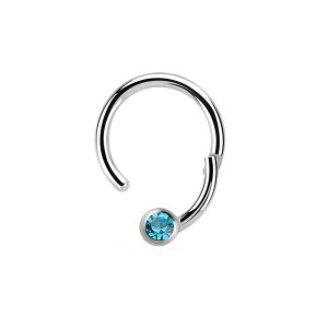 Steel - BCR ball closure ring - hinged - crystal