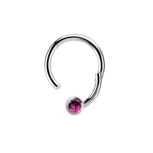 Acier - anneau de serrage BCR - click lock - cristal PK -...