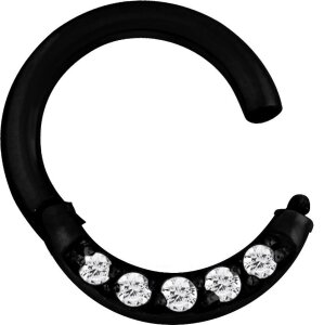 Black Steel - Segment Clicker - Crystal