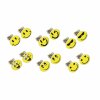 Steel - Ear stud - 12pcs Set - Smiley