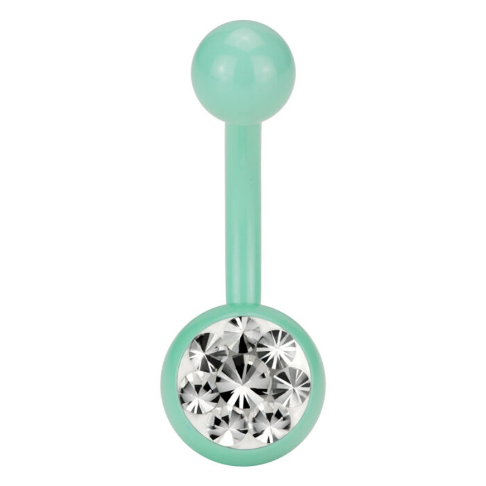 Stahl - Banane - Pastell Grün - Multikristall - SWAROVSKI...