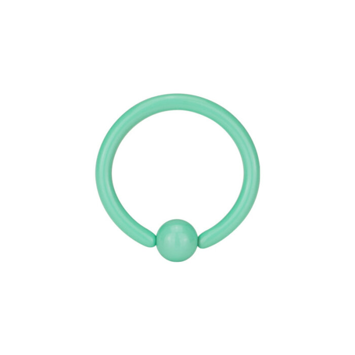 Steel - BCR ball closure ring - pastel green - 1,6 mm -...