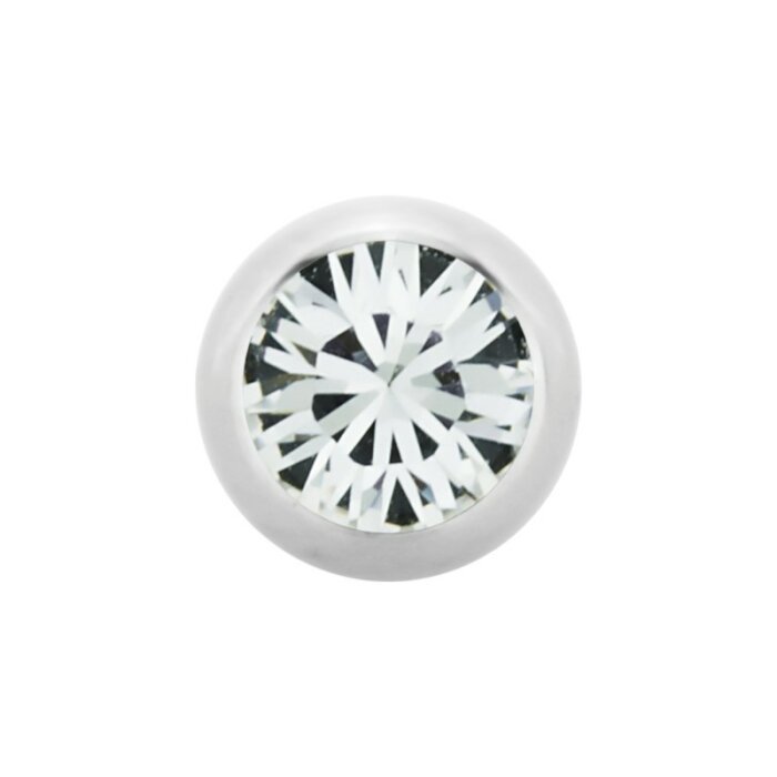 Steel - Screw ball - crystal - SWAROVSKI - Supernova Concept