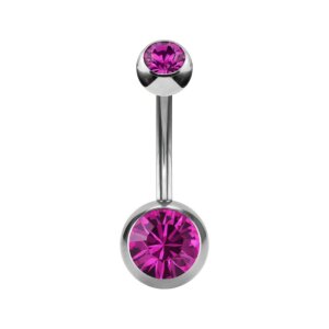Stahl - Banane - Doppelkristall - SWAROVSKI - Supernova Concept