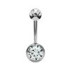 Stahl - Banane - Doppelkristall - SWAROVSKI - Supernova Concept