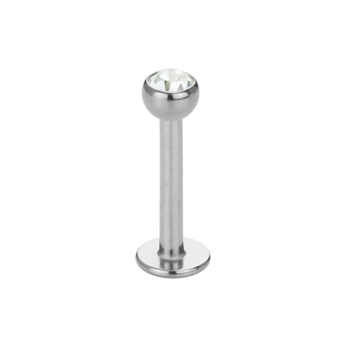 Steel - Mini-Labret - crystal - SWAROVSKI - Supernova...
