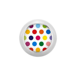 Steel - Screw ball - Polka Dots - colourful - Supernova...