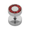 Stahl - Fake Plug  - SWAROVSKI - Supernova Concept - Light Siam (LS)