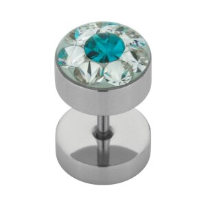 Stahl - Fake Plug  - Epoxy - SWAROVSKI - Supernova...