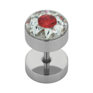 Stahl - Fake Plug  - Epoxy - SWAROVSKI - Supernova...