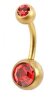Gold Steel - Banana - matte - double crystal