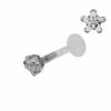 ETFE - Labret - Steel Push-In - framed Star