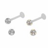 ETFE - Labret - 5-Kristall Kugel - Tiffany Kugel