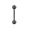 Black Steel - Barbell - Diamantoptik 1,6 mm 16 mm 5 mm