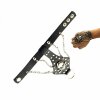 Armband - Lederoptik - Totenkopf