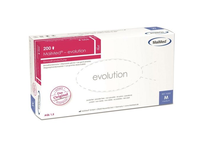 Einmal Handschuhe - blau - puderfrei - MaiMed-evolution -...