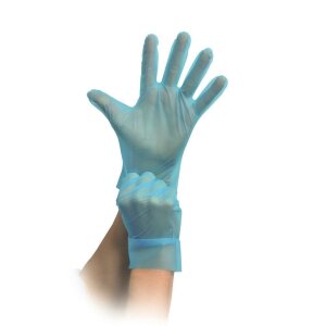 Disposable gloves - blue - powder free - MaiMed-evolution