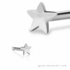 Steel - Nose Stud - 10pcs pack - Star