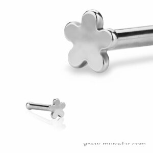 Steel - Nose Stud - 10pcs pack - flower