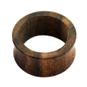 Holz - Flesh Tunnel - Braun - Bocote Edelholz