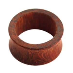 Wood - Flesh Tunnel - redbrown - Padouk Wood