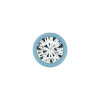 Stahl - Schraubkugel - Pastell blau - Kristall - SWAROVSKI - Supernova Concept