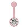 Stahl - Banane - pink - Multikristall - SWAROVSKI - Supernova Concept