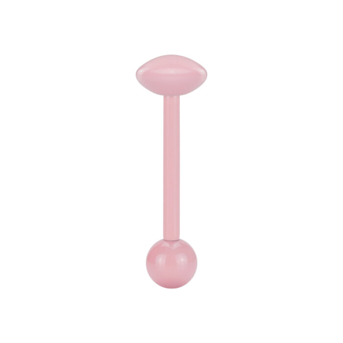 Stahl - Barbell mit Disk - pink - Supernova Concept