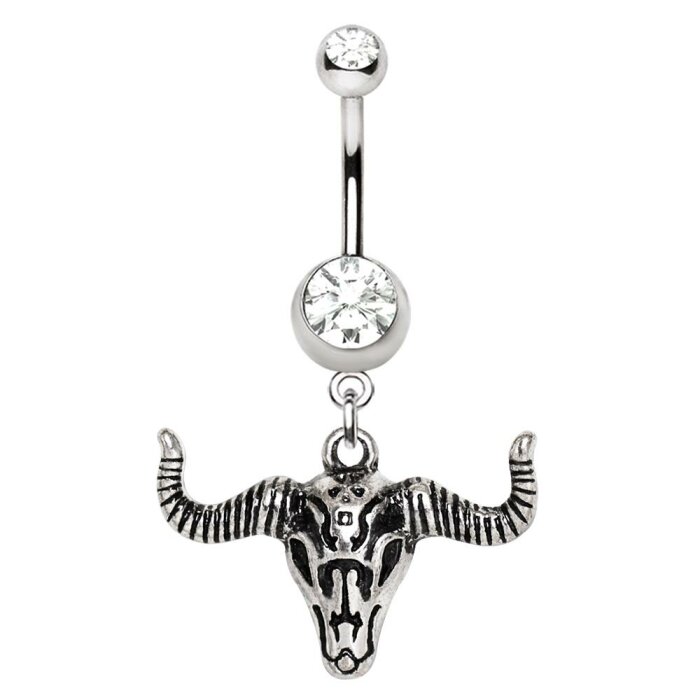 Stahl - Banane - Bull Skull - Kristall
