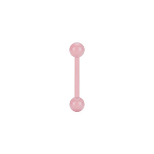 Stahl - Mini-Barbell - pink - Supernova Concept - 1,2 mm