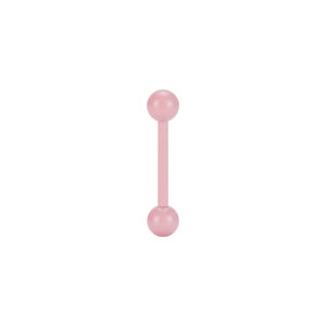 Steel - Mini-Barbell - pink - Supernova Concept - 1,2 mm